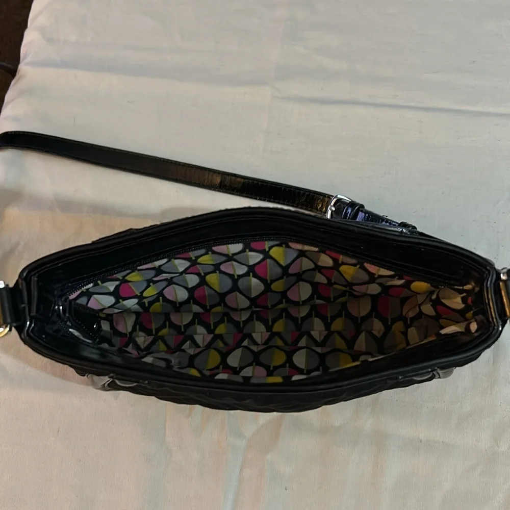 VERA BRADLEY Trimmed Trapeze Satchel